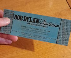 Bob Dylan replica concert ticket