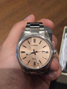Casio MTP - Salmon Dial