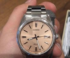 Casio MTP - Salmon Dial