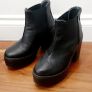 River Island Womens Black chunky platform Chelsea boots Image 3