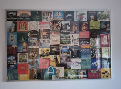 Beermat Picture Frame