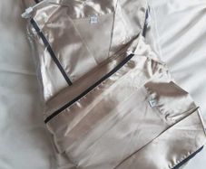 Champagne dressing gowns
