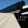 Premium TC Camper Van Awning Sun Canopy with Side Walls UV50 Image 5