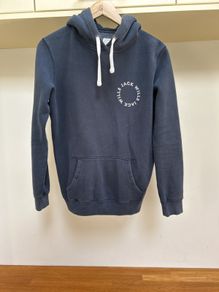 Jack Wills navy hoodie, size UK 8