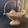 genuine Turkish oil lamp solid brass Image 2