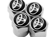 4Pcs Valve Car Wheel Tire Valve Caps For Toyota Corolla Yaris Aygo Prius RAV4 CHR Camry Auris Avensis Avalon Verso Fortuner 4Run
