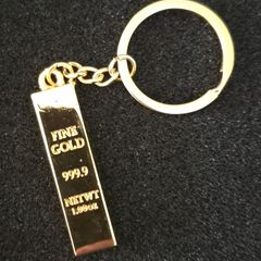 Keyring,  gold ingot.