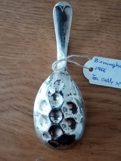 Antique silver spoons