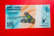 Madagascar.  100. ARIARY  2017   PICK  97   ( Uncirculated )