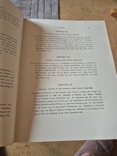 Unique Find. Maynooth College: its Centenary History, 1795-1895. John Healy. 1895.