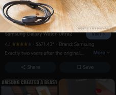 Samsung watch ultra2 titanium silver