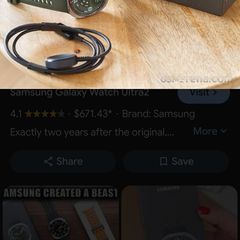Samsung watch ultra2 titanium silver