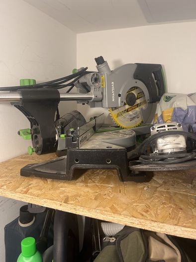 Evolution Metre saw chop saw