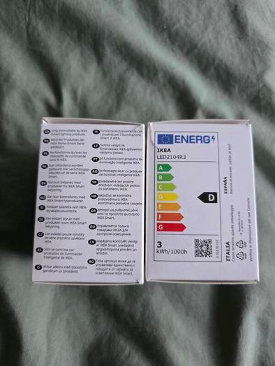 Pair Of Ikea Tradfri Gu10 Smart Led Bulbs (345 Im / 2700k /zigbee)