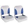 Foldable Boat Chairs 2 pcs High Backrest Image 3