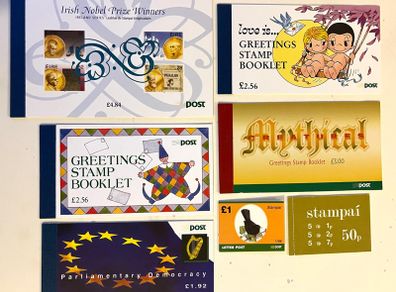 Irish stamps booklets complete 7pcs