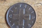 Switzerland, 1 Rappen 1948 B Coin - free standard postage