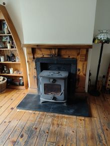 Mexican pine fire surround