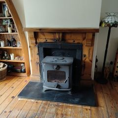Mexican pine fire surround