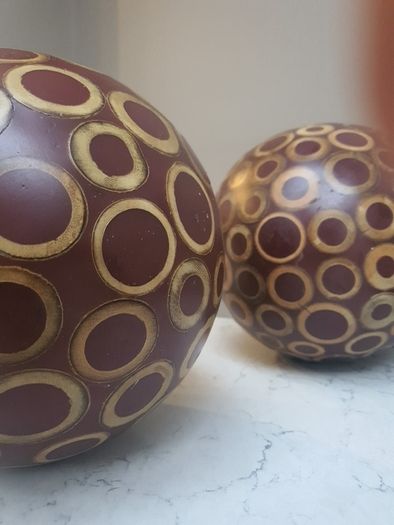 Set of Ornamental Architectural Spheres