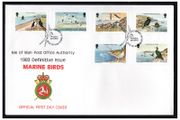 1983 Isle of Man Manx Definitive Stamps Marine Birds Stamps First Day Cover (1) (FDC)