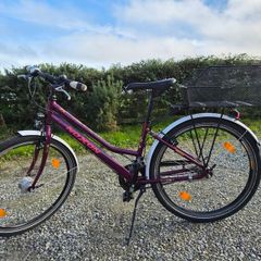 Noxon Breeze Girls' Bike - 26", 7-Speed Hub Gears, Lights & Basket
