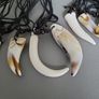 Wolf teeth necklaces faux Image 5