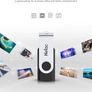 64GB USB 2.0 Flash Drive, Swivel Design Memory Sticks, Pen Drive, Usb Sticks for Data Storage, Zip Drive and jump Drive with LED Light Image 5