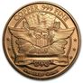 1 oz Copper .999 Round bullion coin  - U.S. Quarter Image 6