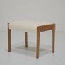 Vintage Studio Donegal Tweed and Oak Stool, 1960s. Image 2
