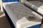 Single divan bed and mattresses