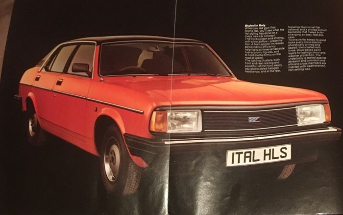 Morris Ital sales brochure.