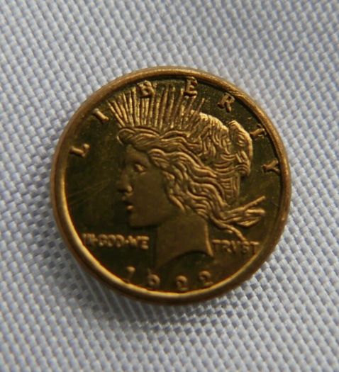 US Miniature 24K Gold Plated Token