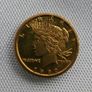 US Miniature 24K Gold Plated Token Image 2