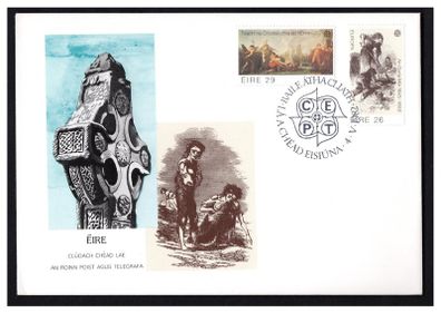 1982 Ireland Europa Historical Events Commemorative Stamps First Day Cover (FDC)
