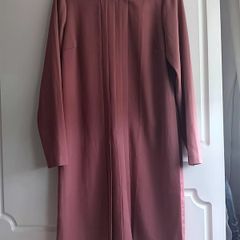 YAS Long-Sleeve Dress with Vertical Pleating