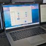 Triple Screen Laptop Extender Dual 13.3" FHD Right Hinge Damaged Screens Working Image 2