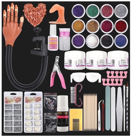 Nail Practice Hand w Accessories