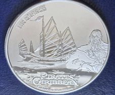 1 oz Silver Niue 2021  Pirates of the Caribbean - The Empress