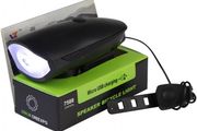 Bicycle Headlight &amp; Horn Usb Rechargeable Front Light For Mountain Bike, Road Bike - 49341