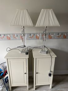 2 tables and 2 lamps
