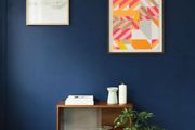 Mid Century Glazed Side Cabinet