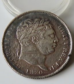1820 Silver Shilling King George III Great Britain