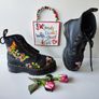 Dr Martens sinclair bloom floral boots platform quad sole UK5 EU38 US7 Image 9