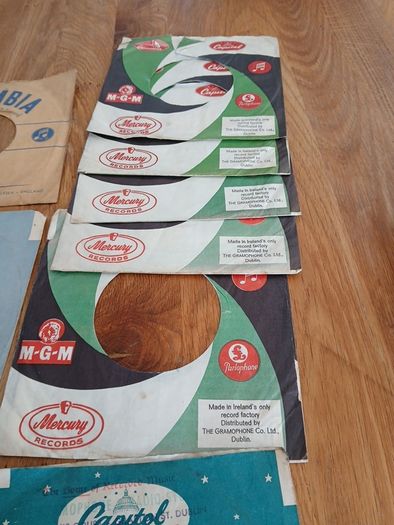 Vintage 7" Record sleeves