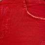Zara destroyed ripped raw hem red skinny jeans size 6 BNWT Image 4
