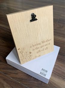 Photo board with box - A Loving Mother (clip on photo)