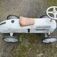 Vintage child's steel car