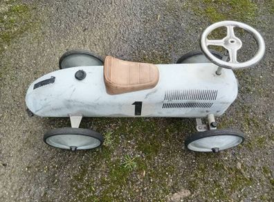Vintage child's steel car