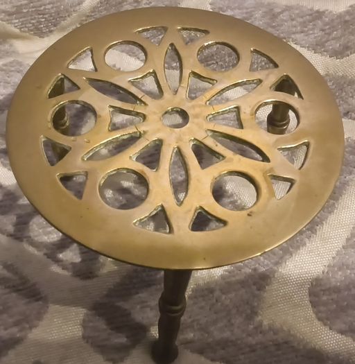 miniature tea-pot and trivet